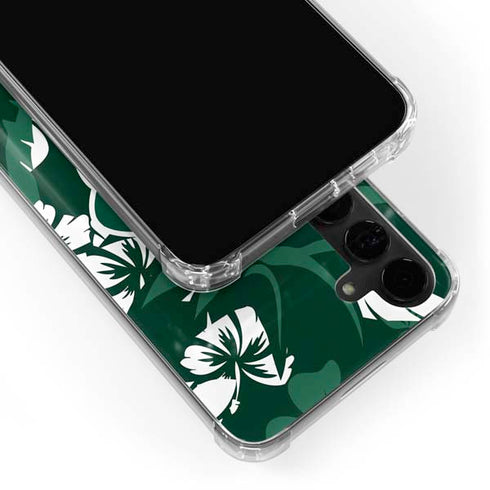 NFL New York Jets Tropical Print Galaxy S24 Plus Clear Case